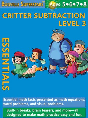 cover image of Critter Subtraction Essentials Level 3